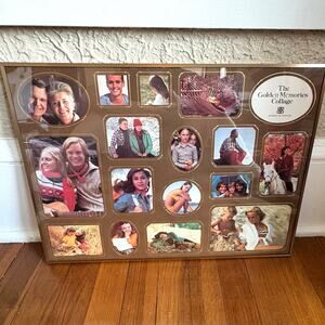 Vintage Burnes of Boston Golden Memories Photo Collage Frame NIB